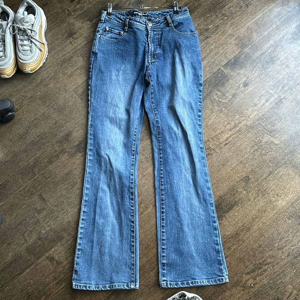 Express flared jeans